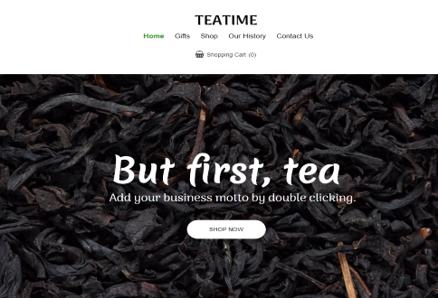 ecommerce Tea time