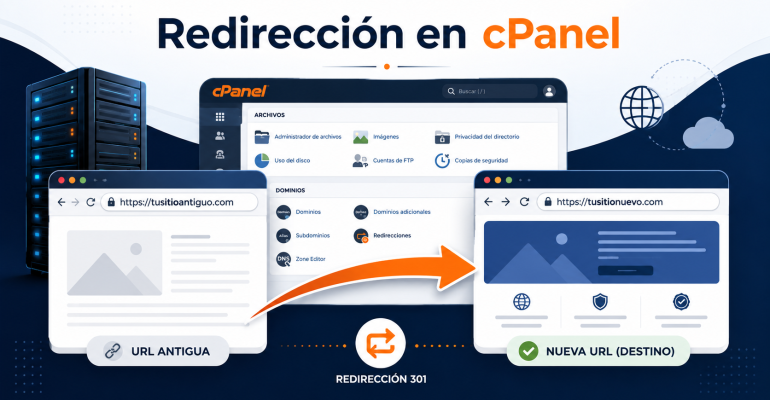 redireccion cpanel